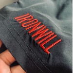 Ironwill Athletic Shorts-red Wording